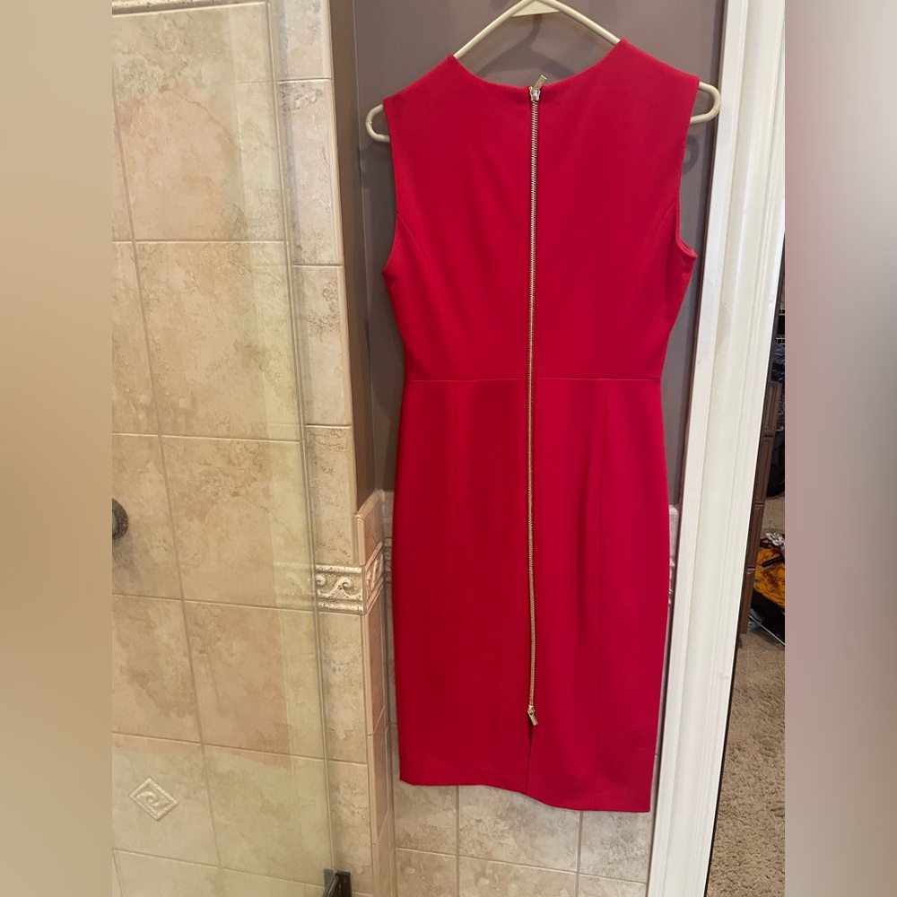 Calvin Klein Collection Red Dress - Picture 2 of 2